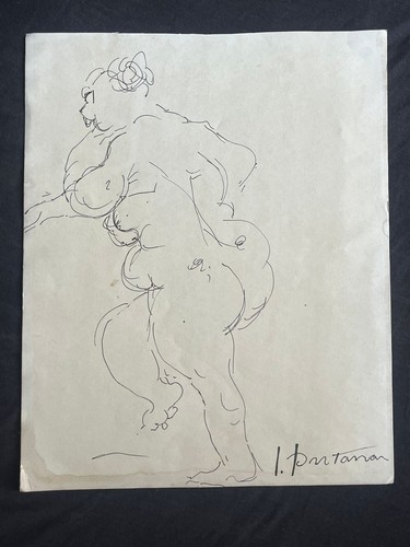 Lucio fontana disegno quadro - fontana,