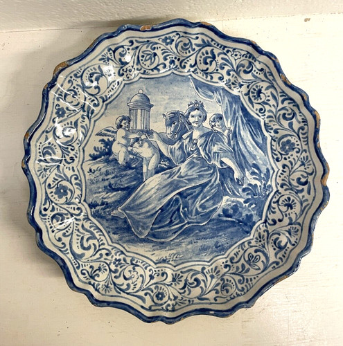Antico raro piatto epoca 1614 - piatto,