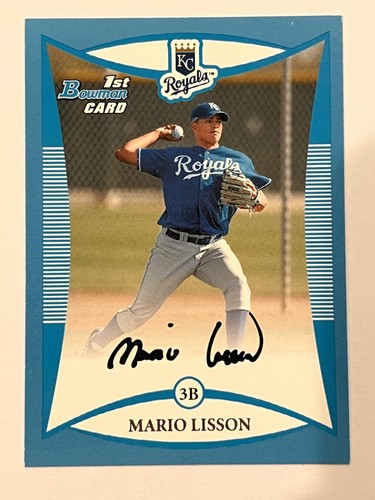 2008 bowman bp93 mario lisson - bowman,