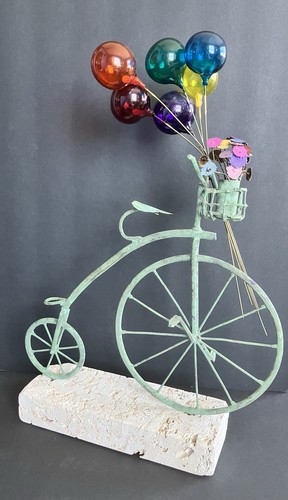 Scultura jim lewk bicicletta - jim,