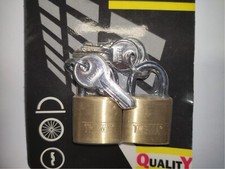 THEMA -  2 LUCCHETTI IN OTTONE