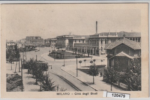 Cartolina milano citta studi - citta,