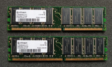 Kit doppio canale 2x 512 MB DDR1 400 MHz CL3 Infineon (HYS64D64320HU-5-C)