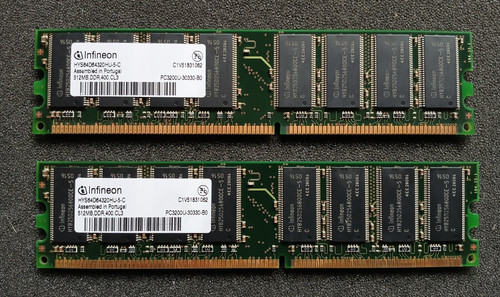 Kit doppio canale 512 mb - doppio, 2x