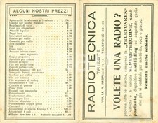 1940 ca TRIESTE Opuscolo