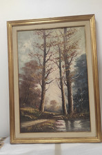 vintage anni 80 quadro olio