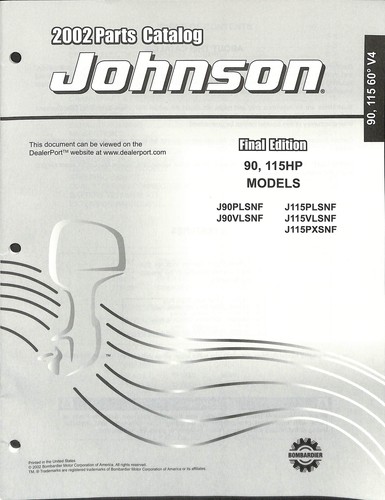 Catalogo ricambi johnson - catalogo, 90