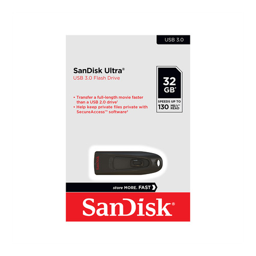 Sandisk ultra 32gb pen drive - sandisk,