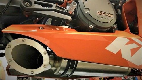 Scarico ktm rc8 flangiato 97db - rc8,