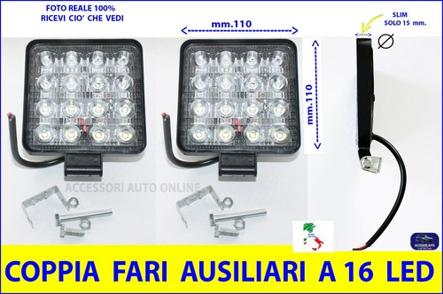 Fari led anteriori per - fari, fiat