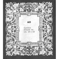 DISEGNO PER LA COSTRUZIONE DI UNA CORNICE CON IL TRAFORO DELLA AMATI COD. 443