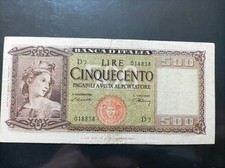500 LIRE ITALIA ORNATA DI