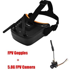 5.8G 40CH doppia antenna FPV occhiali monitor video occhiali auricolare HD CON 5.8G 25M