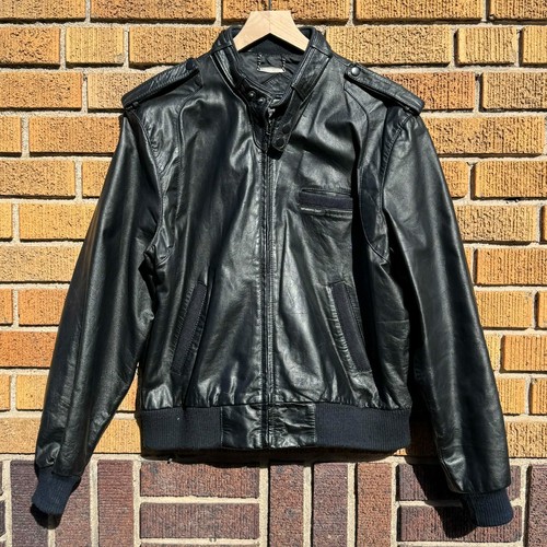 Giacca pelle vintage solo - di,