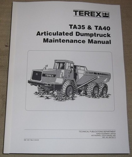 Terex ta35 ta40 articolata - terex,