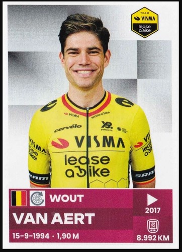Wout van aert 240 panini - #240,