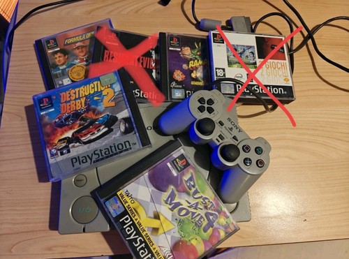 Play station con giochi - 1, e