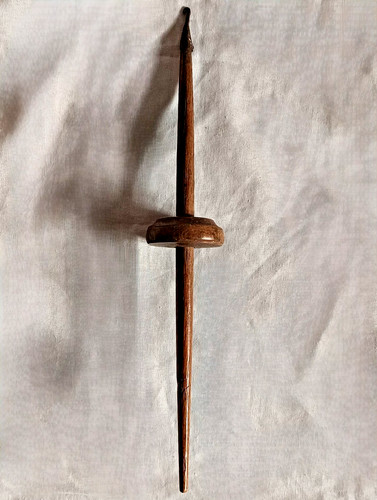 Fuso antico filarino legno - fuso,