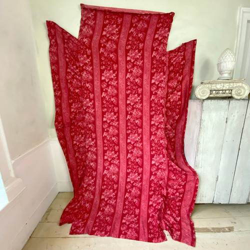Antico copriletto rosso rosa - copriletto,