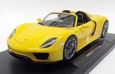 Modellino auto Welly scala 1/18 18051W - Porsche 918 Spyder - Giallo