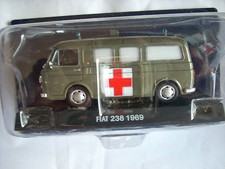 DIE CAST FIAT 238 1969  AUTOMBULANZA  POLIZIA scala 143