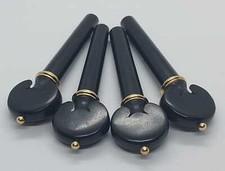 SET 4 PIROLI PER VIOLINO EBANO