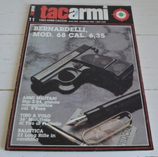 TACARMI 11 TIRO ARMI CACCIA NOVEMBRE 1985 BERNARDELLI 68