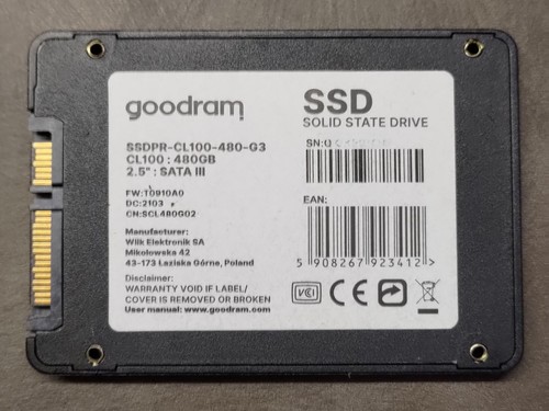Ssd goodram cl100 - ssd,