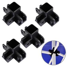 Set 4 aste per tenda per tubi