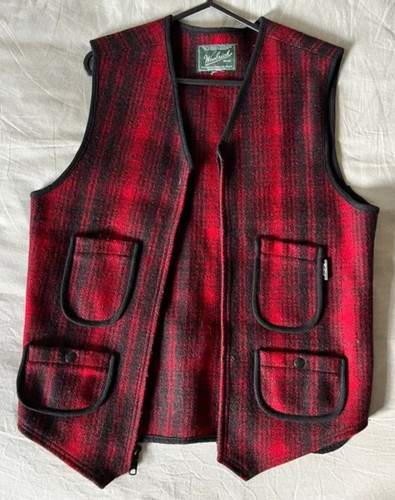 Gilet lana rosso - , vintage