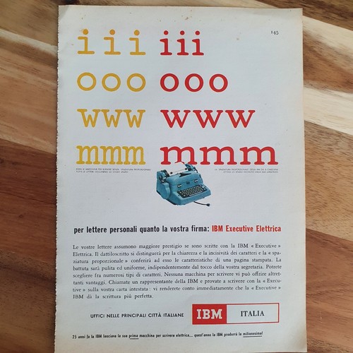 Ibm macchina scrivere - ibm, da