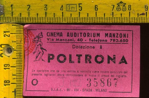 Biglietto anni teatro - biglietto,