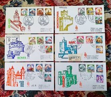 CASTELLI D'ITALIA 6 FDC