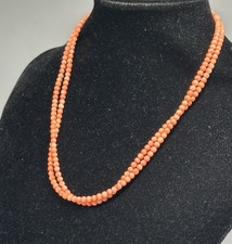 Collana corallo antico anni