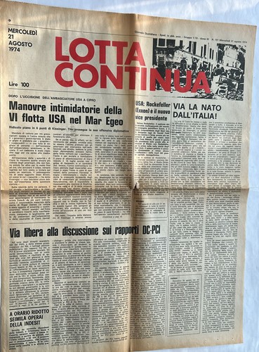 Lotta continua 1974 agosto - lotta, 21