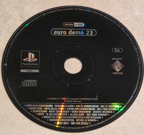 Euro demo playstation ps1 - demo,
