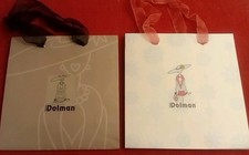 DOLMAN ORIGINALE / DUE PICCOLE BAG / SHOPPER DA COLLEZIONE CON MANICI DI TULLE