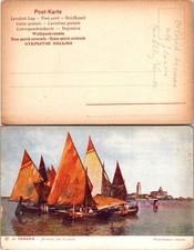 Venezia Postcard Sailboats