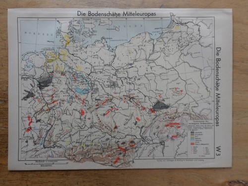 Orig litografia mappa - orig.(1940),