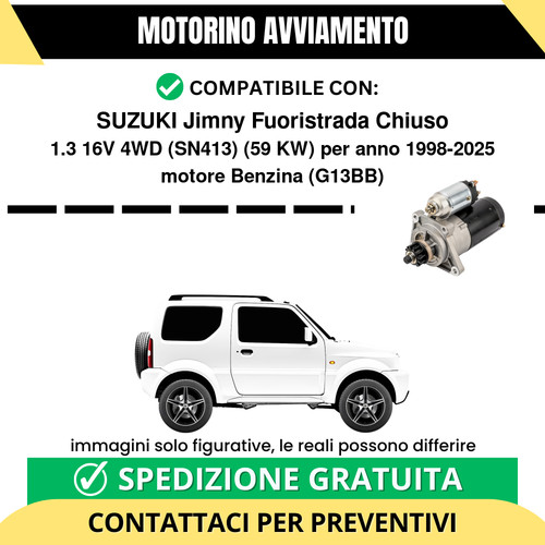Motorino avviamento suzuki - motorino,
