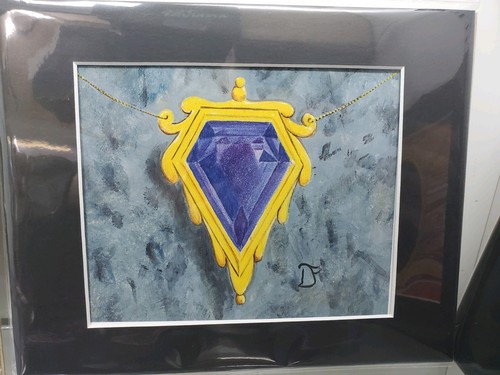 Mox sapphire print art magic - sapphire,