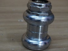 CUFFIA VINTAGE ZEUS PISTA STRADA ACCIAIO ANNI 60 1" CUSCINETTI CAMPAGNOLO