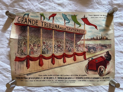 Manifesto coppa florio - manifesto, 1908