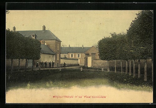 Cpa milly sur thérain - cpa, la