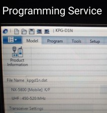 Programmazione radio: Kenwood NX-5700 NX-5800 NX-5900 P25 DMR NXDN banda stretta/larga