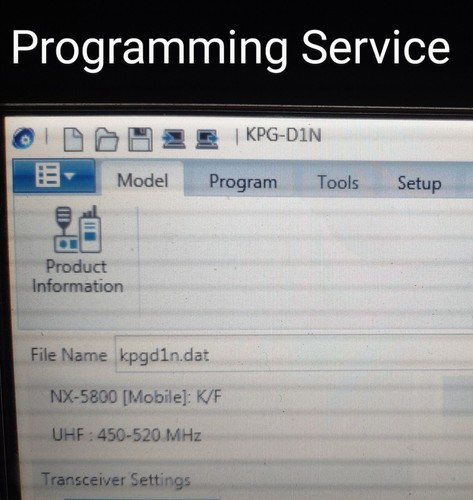 Programmazione radio kenwood - programmazione, radio: