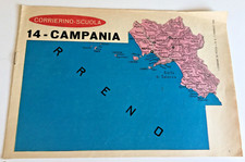 CORRIERE DEI PICCOLI  CORRIERINO SCUOLA  REGIONI D'ITALIA CAMPANIA N°6  1965