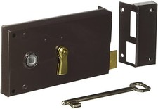 Serratura da applicare per porte antiche BONAITI articolo 187 -vers. ORIZZONTALE