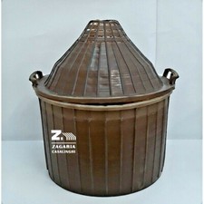 FODERO COPRIDAMIGIANA CESTINO COPRI DAMIGIANA PER DAMIGIANA 34 LT. IN PLASTICA