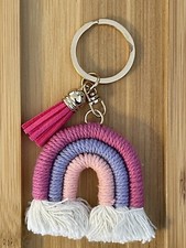 Portachiavi Arcobaleno In Tessuto